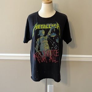Vintage Metallica graphic tee